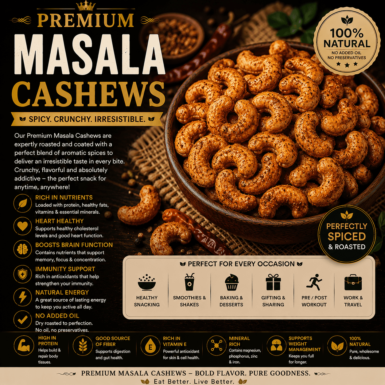 Masala Cashews