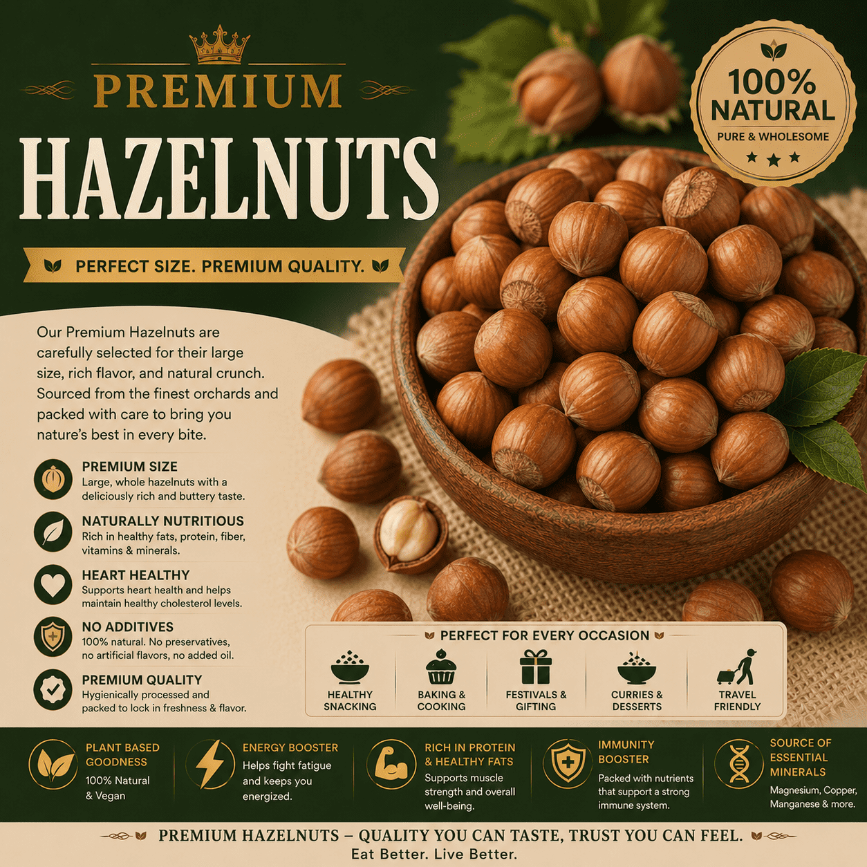 Premium Hazelnuts